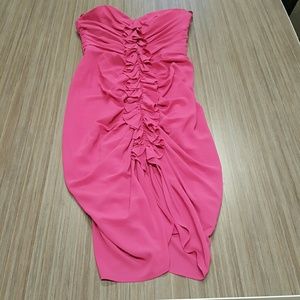 H&M Midi Dress in Fushia